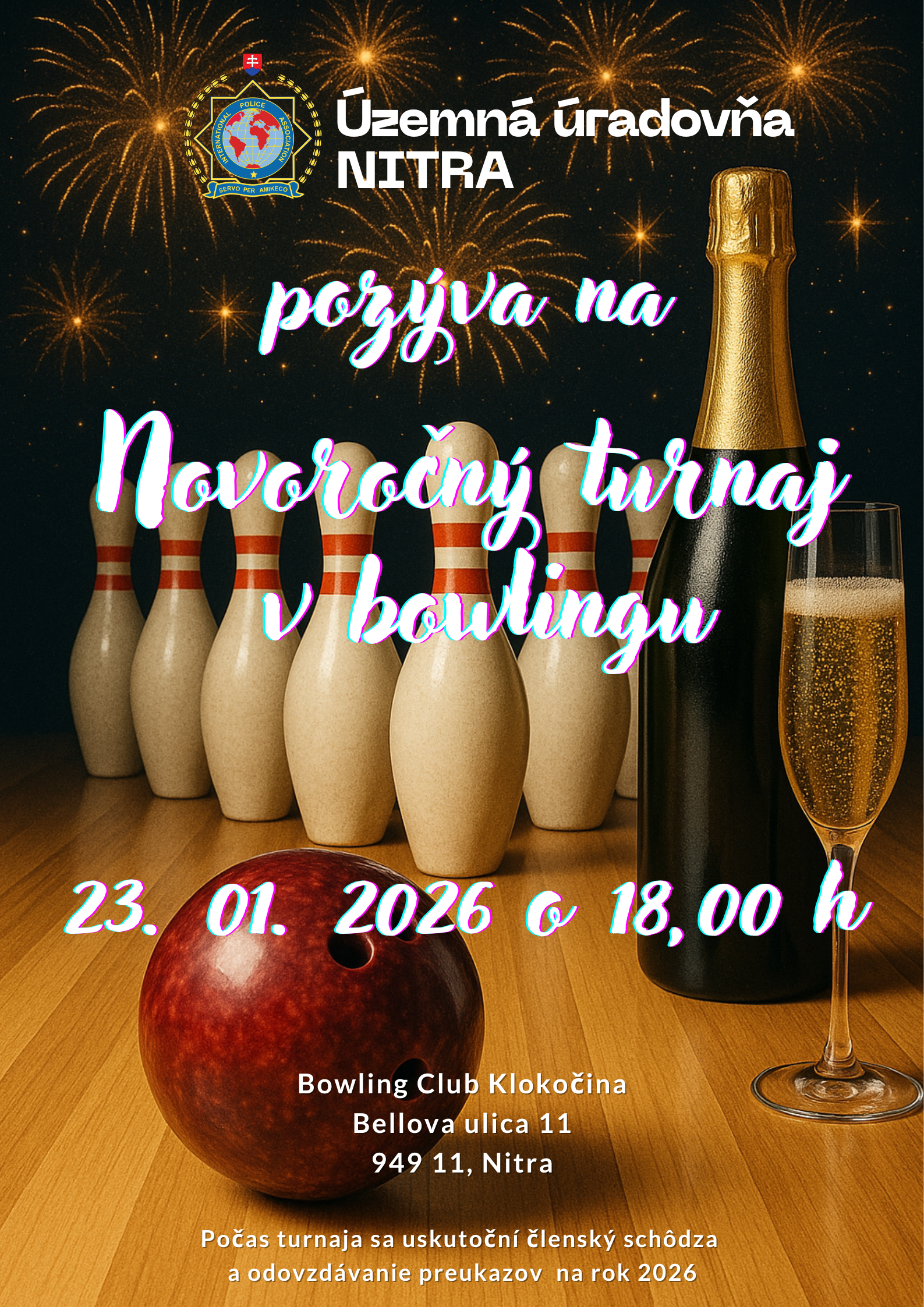 Novočný bowlingový turnaj 2026